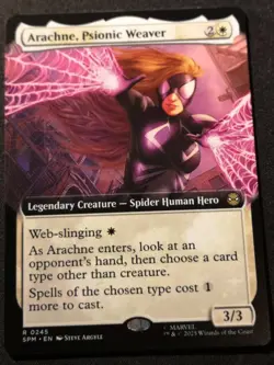 Arachne, Psionic Weaver - Extended Art - SPM - MTG - EN - NM - 0245 - Image 1