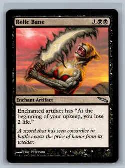 Magic The Gathering Mirrodin Relic Bane #76/306 MTG TCG CCG - Image 1