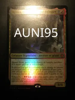 mtg magic Titan of Death's Hunger FOIL FRENCH vf fr Kroxa, titan de la Soif mort - Image 1