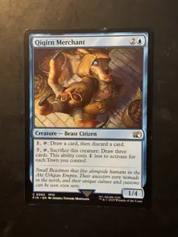 Magic The Gathering MTG Final Fantasy Qiqirn Merchant - Image 1