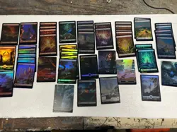 MTG 69 Full Art Basic Lands lot most Foil Magic the Gathering - Image 1