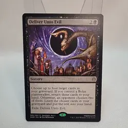 Deliver Unto Evil MTG WAR NM Near Mint Fast Shipping From Canada Magic Commander - Image 1