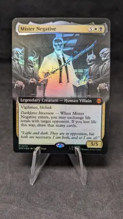 Mister Negative (Extended Art) FOIL - MTG Magic Spiderman - Crimped - Image 1