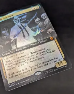 Mister Negative (Extended Art) FOIL - MTG Magic Spiderman - Crimped - Image 3