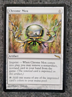 Chrome Mox Mirrodin MINT ZERO play MTG Magic The Gathering ZERO play.. (DS3D1K9) - Image 1
