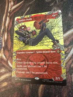 Spider-Punk (0210) (Borderless) Marvel's Spider-Man Pack Fresh MTG MINT 🔥 - Image 2