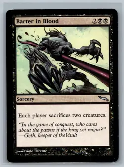 Magic The Gathering Mirrodin Barter in Blood #57/306 MTG TCG CCG - Image 1