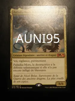 mtg m19 magic 2019 palladia mors the ruiner FRENCH vf fr la destructrice - Image 1