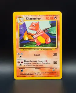 Charmeleon 24/102 Pokemon Base Set vintage - Image 1
