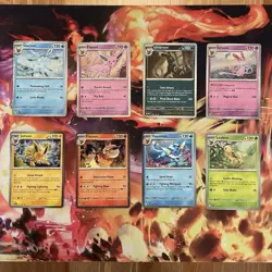 Pokemon TCG Prismatic Evolutions Costco Mini Tins Promo Cards (8 Cards Total) - Image 1