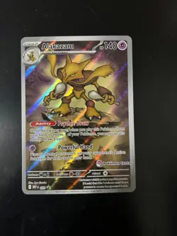 NEW Alakazam 009 Mega Evolution Pokemon Center Stamped Promo - Image 1