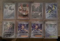 Pokemon TCG Mega Evolutions Illustration Rare And Full Art 8 Cards - Image 1