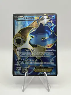 TCG Pokemon English XY Era Blastoise EX (142 Full Art) 142/146 XY Holo LP - Image 1