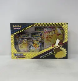 Pokemon TCG Crown Zenith Pikachu VMAX Factory Sealed Special Collection Box - Image 1