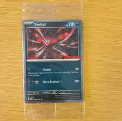 Sealed Yveltal 088/132 Reverse Holo Mega Evolution Pokemon GAMESTOP PROMO - Image 1