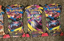 Brand New Mega Evolution Sleeved Booster Pack - Pokemon TCG - Lot of 5 packs - Image 3