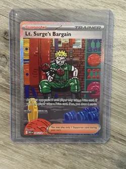 Lt. Surge's Bargain SIR Mega Evolution 185/132 Pokemon TCG NM - Image 1
