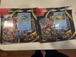 Pokemon TCG Mega Evolution 3-Pack Blister Set of 2 Psyduck and Golduck - Image 1