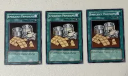 Yugioh TCG Retro Pack 2 Reprint Emergency Provisions x3 - Image 1
