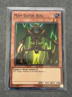 Yugioh Man-Eater Bug LOB-EN108 Super Rare 25th Anniversary NM - Image 1