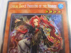Yugioh Emilia, Dance Priestess of the Nekroz Starlight Rare BLMM-EN025 NM 1st Ed - Image 2