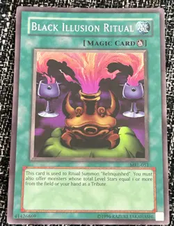 Black Illusion Ritual MRL-051 Magic Ruler 1st Edition Holo Rare Yugioh TCG - Image 1