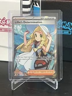 Pokemon TCG Mega Evolution Lillie’s Determination Full Art Trainer Card 169/132 - Image 1