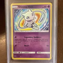 Pokemon TCG Shining Mew 40/73 Sun & Moon Shining Legends Card PSA 10 GEM MINT - Image 2