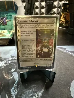 Magic The Gathering Summon: Bahamut, Final Fantasy, Regular, card #0001 NON FOIL - Image 1