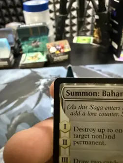 Magic The Gathering Summon: Bahamut, Final Fantasy, Regular, card #0001 NON FOIL - Image 3