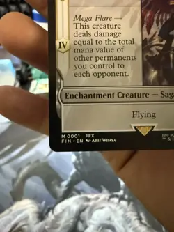 Magic The Gathering Summon: Bahamut, Final Fantasy, Regular, card #0001 NON FOIL - Image 5