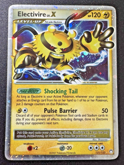 Electivire LV.X 121/123 D&P Mysterious Treasures Pokemon Card Holo Foil Rare MP - Image 1
