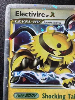 Electivire LV.X 121/123 D&P Mysterious Treasures Pokemon Card Holo Foil Rare MP - Image 3