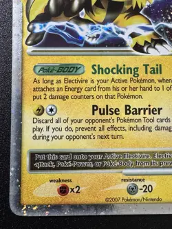 Electivire LV.X 121/123 D&P Mysterious Treasures Pokemon Card Holo Foil Rare MP - Image 5