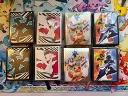 Lot of 8 Pokemon TCG Card Sleeves ETB Brand New - Various Designs - Image 1