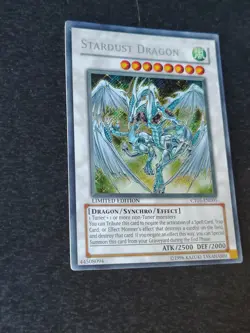 Yu-Gi-Oh Stardust Dragon CT05-EN001 Secret Rare Holo Card Limited Edition LP - Image 2