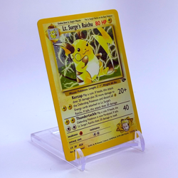 Lt. Surge's Raichu 11/132 Gym Challenge Holo Unlimited Vintage Pokemon Card - Image 2