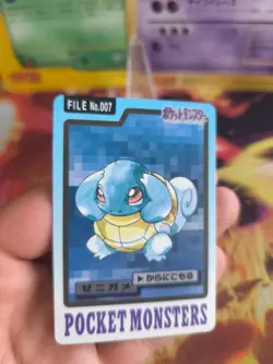 Pokemon Karte Card japanese carddass Pocket monsters 1997 Squirtle Schiggy Ex-NM - Image 2