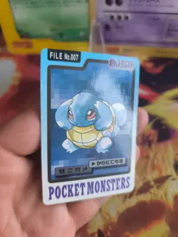Pokemon Karte Card japanese carddass Pocket monsters 1997 Squirtle Schiggy Ex-NM - Image 4