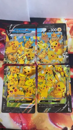Pikachu V-Union - SWSH139-142 - Pokemon TCG: Celebrations Promo 4 Card Set - Image 1