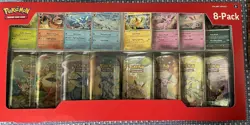 Pokemon TCG Prismatic Evolutions Costco 8 Mini-Tin Bundle w/ Promo Cards NEW - Image 1