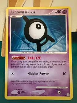 Unown A 65/130 LP Condition Pokemon Card - Image 1
