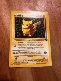 1999 WOTC Pikachu Promo Pokemon Card. New Pristine/Mint Condition - Image 1