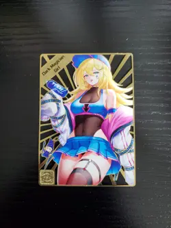 Goddess Story Card - Yugioh - Dark Magician Girl - Gold Metal Plated Card - Image 1