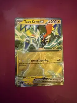 Tapu Koko EX 051/159 Full Art NM/M Journey Together Pokemon Card - Image 1