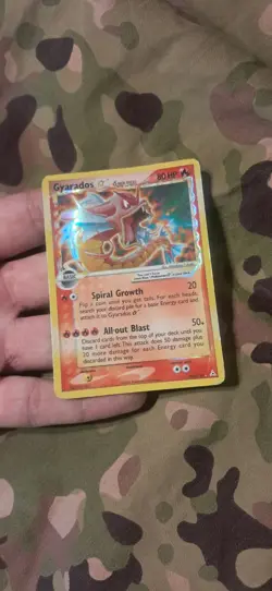 Gyarados Gold Star 2006 EX Holon Phantoms 102/110 Holo Pokemon Card - Image 1