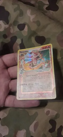 Gyarados Gold Star 2006 EX Holon Phantoms 102/110 Holo Pokemon Card - Image 2