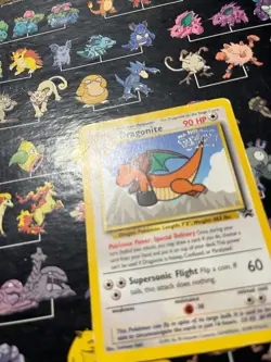 Pokemon TCG Dragonite #5 Black Star Promo, WB the First Movie, Stamped Card - MP - Image 3
