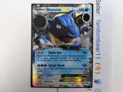 Blastoise EX BLACK STAR PROMO card ULTRA RARE XY30 XY Pokemon TCG 2014 - Image 3