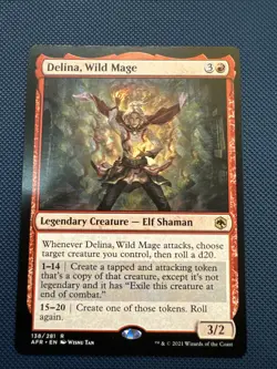 MTG Delina, Wild Mage - Adventures in the Forgotten Realms (AFR) - Image 1